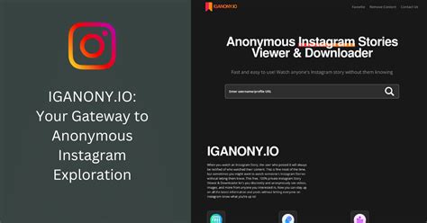 igonay|IGANONY.IO – Instagram Anonymous Story Viewer